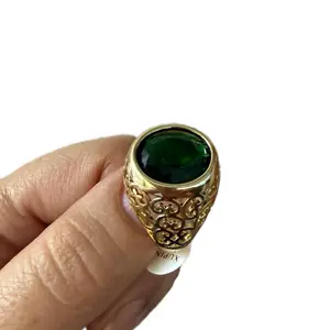 Ring for men gold plated