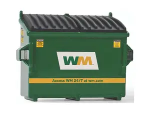 Refuse Trash Bin (Waste Management) Green Diecast 1:34 Model - First Gear 90-0169T