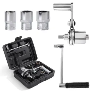 1/2" Drive Torque Multiplier Wrench | Lug Nut Remover with 17/19/21mm Sockets | Heavy Duty Torque Amplifier Tool for Tire Change Impact Wrench