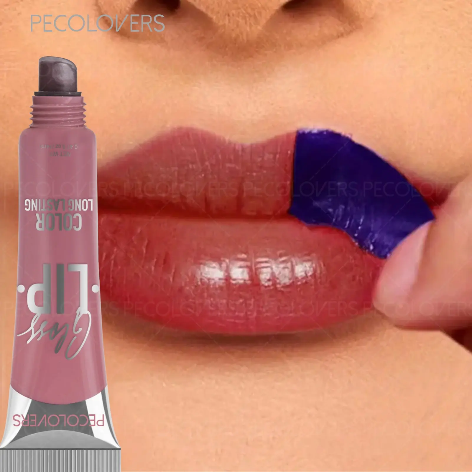 Tattoo Tinted Peel Off Lip Gloss Dye Lip Stains Long Lasting Waterproof 6 Colors Matte Non-Stick Cup Tear-Off Liquid Lipstick Lip Lacquer Lip Products Makeup Cosmetic Lip Product