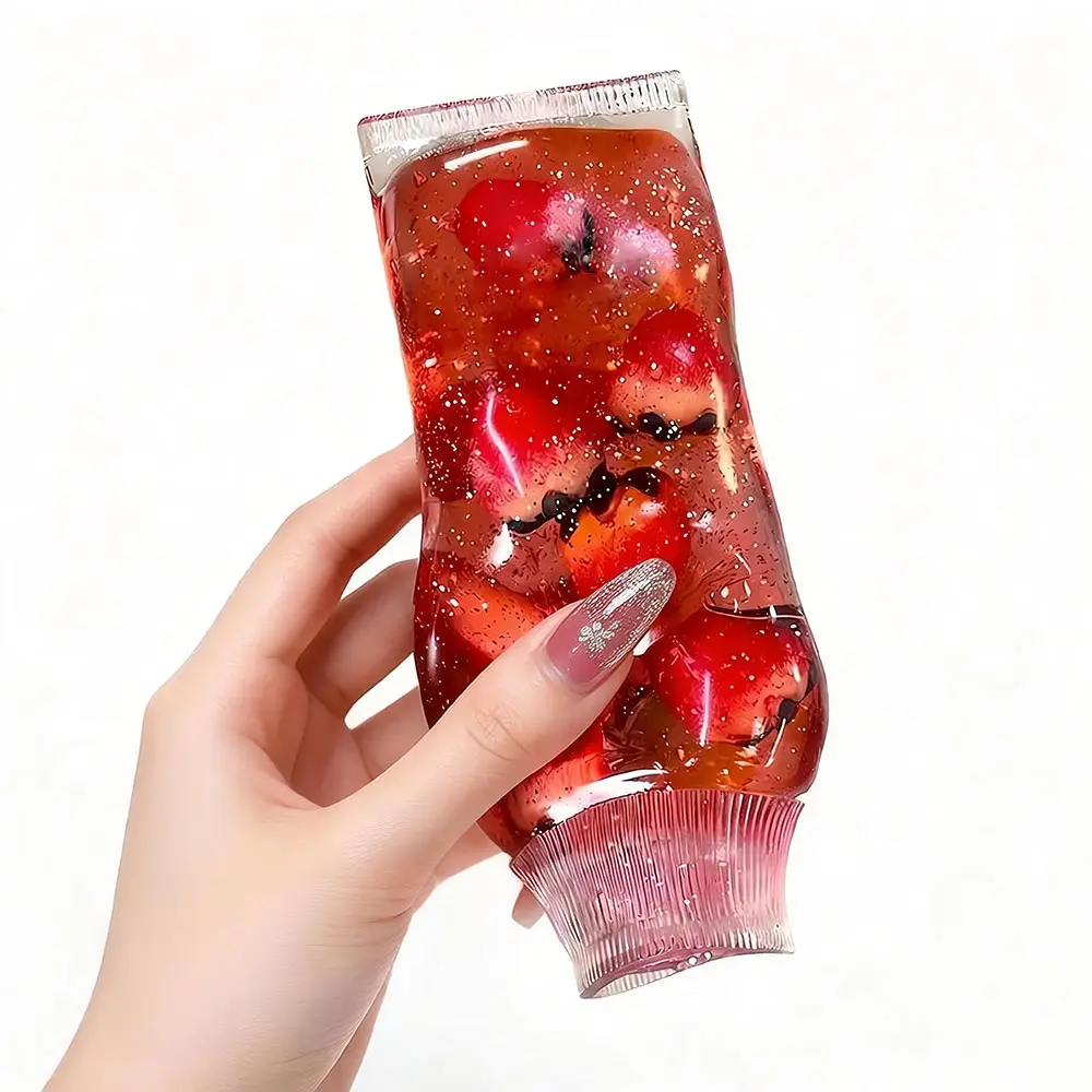 Scented Toothpaste Tube Squishy Toy - Strawberry & Blueberry, Moldable Non-Rebound Soft Touch Sensory Fidget Toy, Portable Desktop Companion, Ideal for Office Stress Relief, Birthday & Holiday Gifts