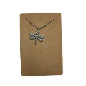 Dragon Fly Necklace - Metallic Design with Dragonfly Pendant, Adjustable Chain, and Simple Chain Strap