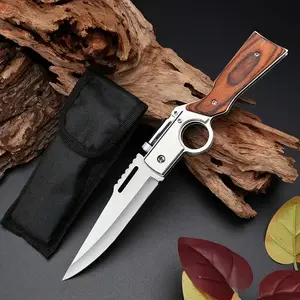 [Father's Day Gift] AK47 Pocket Folding Knife, 5C13Mov Stainless Steel, Security Lock, Men's Tactical Knife for Defense, Suitable for Camping, Outdoor Survival, EDC Tools, Knives For Defense