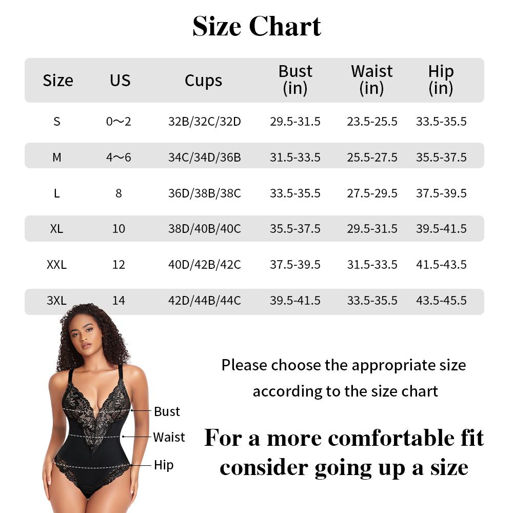 Werena Wireless Lace Tummy Control Bodysuit Shaping Waist Bodysuit For Women Shapewear Tops
