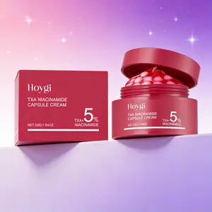 Niacinamide Moisturizing Capsule Gel Cream 55g Bottle, Gentle Skincare Locks in Hydration, Refreshing Absorbs Quickly, Lightweight, Hydrating Face Cream