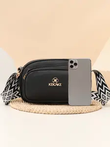 New Three-Layer Zipper Small Bag, Phone Case Camera Bag, Single Shoulder Crossbody Bag, Korean Style Small Square Bag for Women