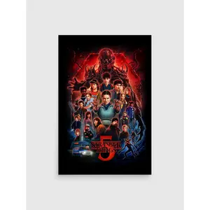 Stranger Things x Kyle Lambert Poster Season 5 Art