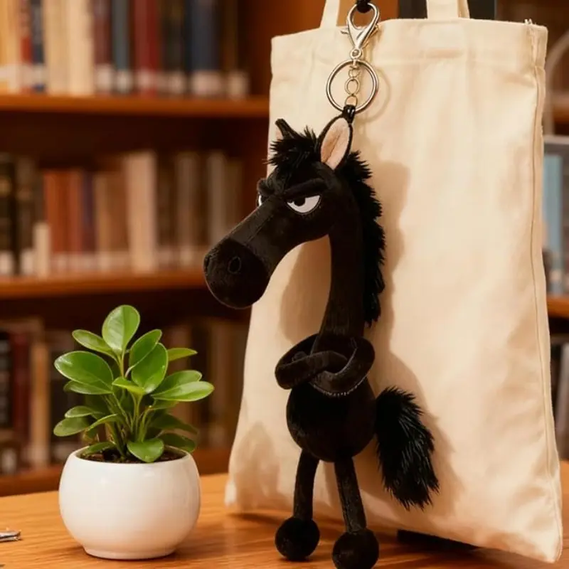 2026 New Malaysia Mascot Plush Keychain, Key Chain Decorations, Cool Horse Shape, Durable Pose, Birthday Gift, Valentine's Day Present First Choice, Stylish Keychain, Stylish Keyring
