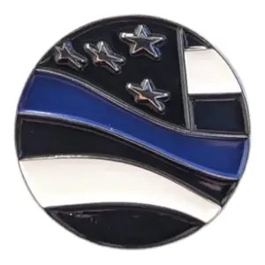Thin Blue Line Magnetic Pin