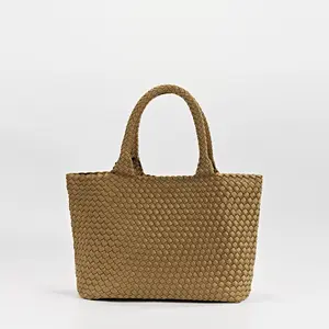 Calliope Handwoven Neoprene Tote Bag - Lightweight Waterproof Everyday Bag