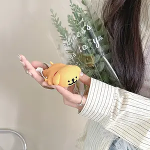 1 cute dog shaped headphone case, drop resistant and durable silicone headphone case, Apple wireless Bluetooth headphone case, suitable for AirPods 1/2/3/4/pro/pro2/pro3, Protection