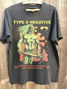 1995 Type O Negative Band Basic Charcoal Color Unisex T shirt S-5XL