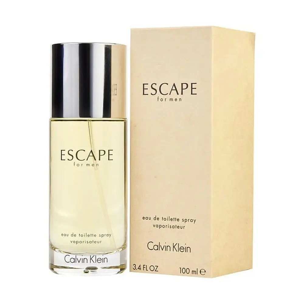 Calvin Klein Escape for Men Eau de Toilette Spray 3.4 oz - Fresh Masculine Fragrance