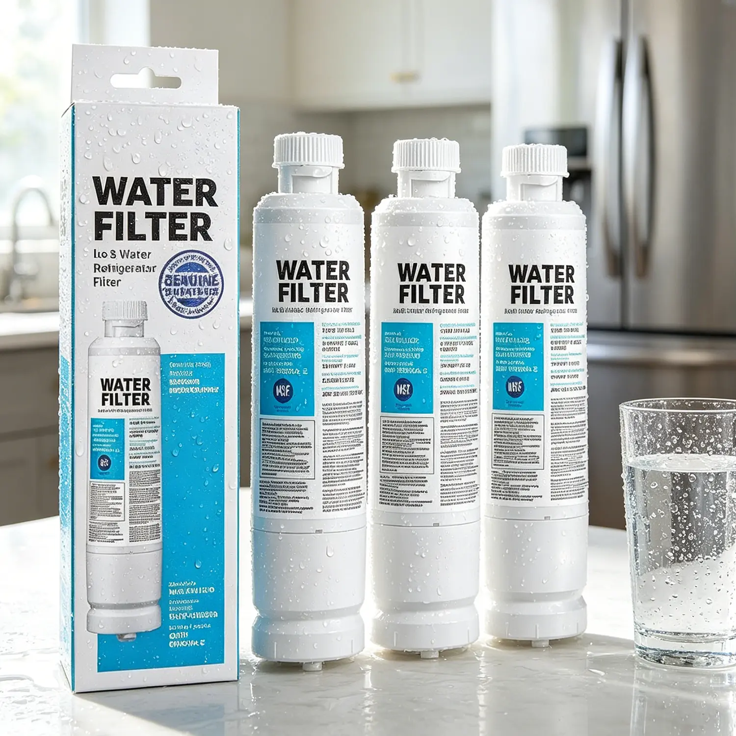 NSF Certified DA29-00020B Water Filter – 99% Reduction of Lead, Mercury & BPA – Clean, Great-Tasting Drinking Water – Easy DIY Replacement for Samsung Refrigerator – 6 Months or 300 Gallons