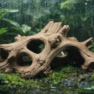 Driftwood Cave Hide - Terrarium & Aquascape Decor