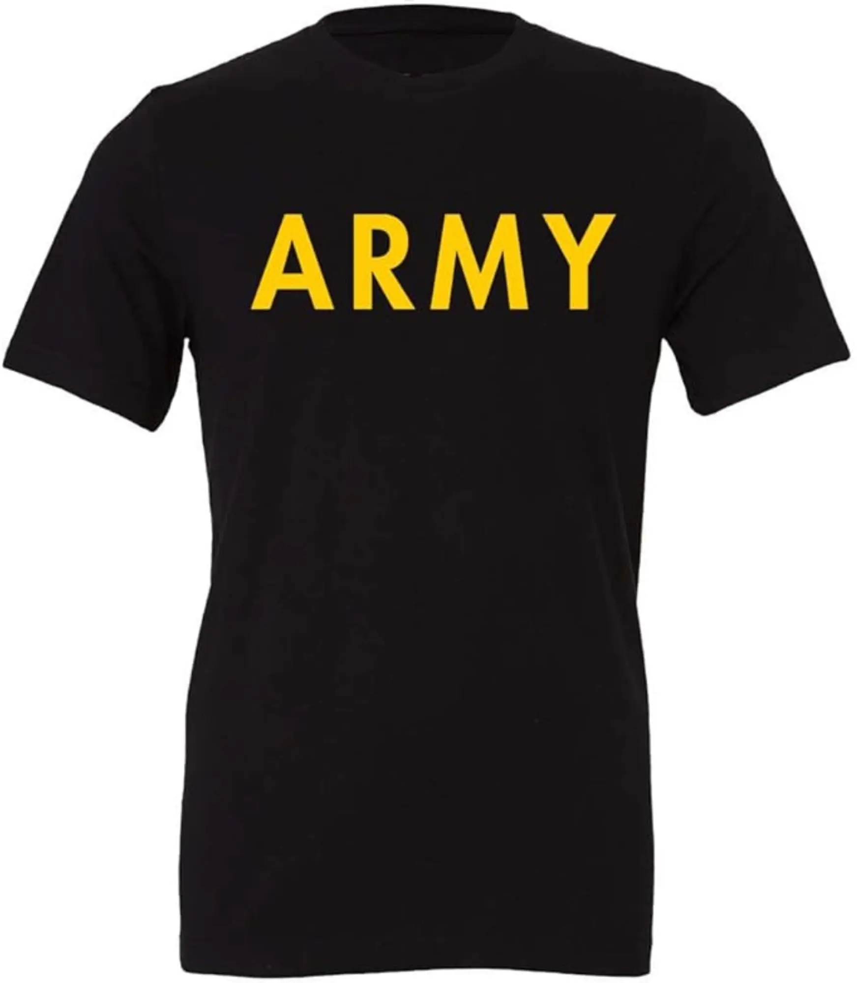 Men's U.S. Army PT Style Fitness T-Shirt - Ringspun Cotton, Official Army Logo, Military Infantry Physical Training Gym Workout Top, Activewear Gym