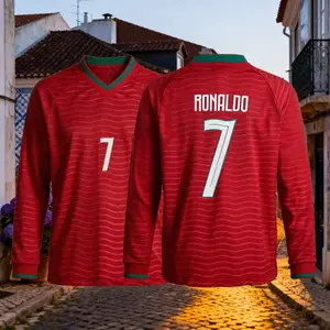 2026 Portugal National Home Away Red White No.7 C.Ronaldo Short Sleeves Soccer Jerseys