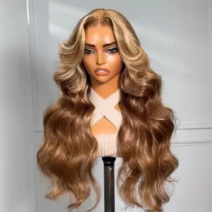 Lace headband wig piano color, black, silver gray, dark brown, light brown, burgundy, orange medium length curly hair 30 inches, 32 inches medium length curly black brown mixed color synthetic adhesive free long hair