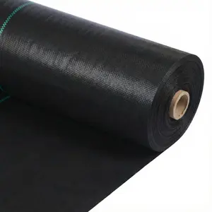 Weed Barrier Fabric 4Ftx300Ft, Heavy Duty 3.2Oz Woven Geotextile Fabric with Superior Weed Control and Water Permeability, Weed Cloth for Garden Ground Driveway Landscaping