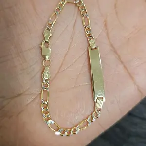 14k gold baby brazalete
