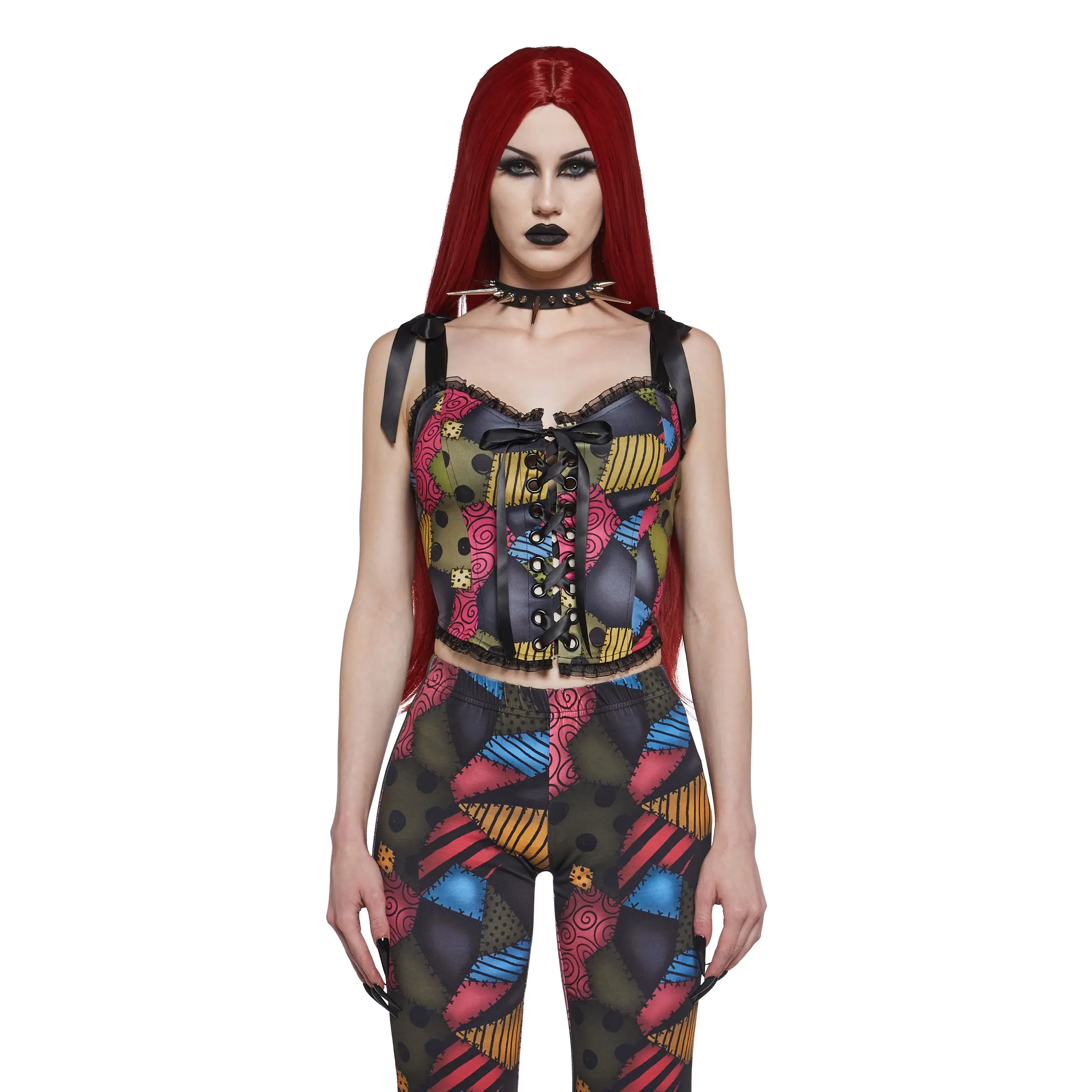 Mismatched Doll Corset Top