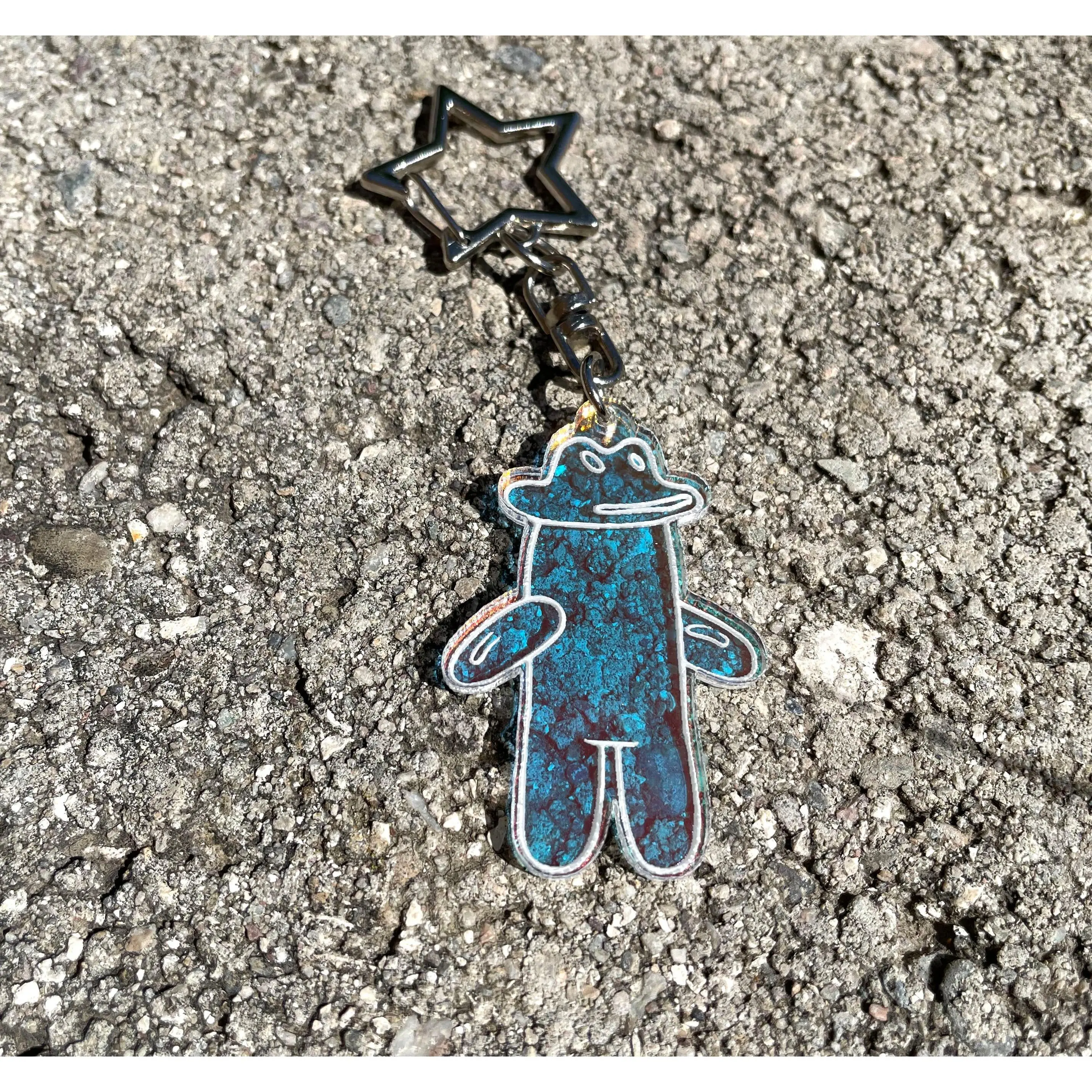 Bubble Buddy with Hat Keychain