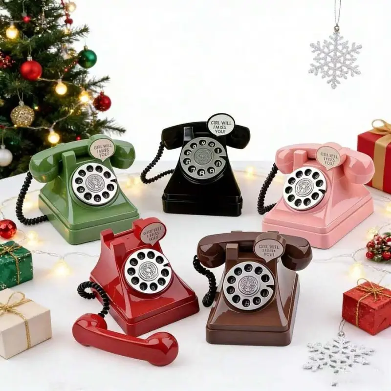 Retro Plastic Piggy Bank Telephone - High-Capacity, Multi-Color, Unisex Kids Classic Novelty Pretend Play Toy, Decor Item, Ideal Holiday Gift for All Ages (Christmas, Birthday), Cash Saving Box