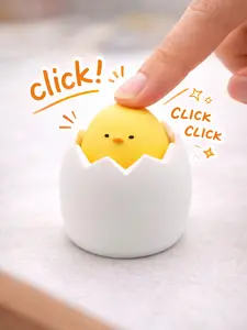 2-Pack Mini Click Chick Animal Egg Fidget Toy Set, Classic Novelty Stress Relief Miniature Toys for Play, Fidgets