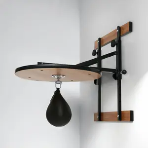 Houseables Speed Bag, Speed Bags for Boxing, Speedbag, Speedbag Platform, Punching Ball, Wall Mount Stand, Adjustable Height, Training Equipment, Wall Mounted Kit, Swivel Ball, Home, Gym, Professional