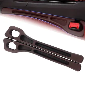 Universal Car Seat Gap Filler Organizer - No-Drop Guard for Cars & SUVs, Automotive Side Gap Trays with Storage Bags, Prevents Things from Falling Between Seat and Console