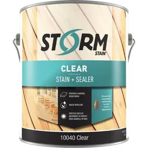 Storm 10140-1 1 gal Clear Stain & Sealer 250 VOC