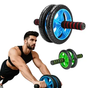 Anti-Skid Wear-Resistant Abdominal Roller Wheel for Core Strength Training with Sweat-Absorbing Sponge Soft PVC Outer Ring for Comfortable Workouts Multi-Point Mechanical Silent Design,The Best Gifts for Men and Women