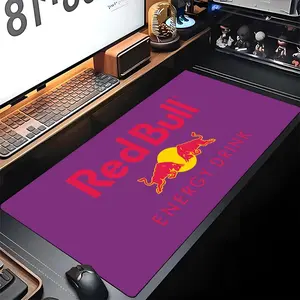 Fashion Red Logo B-BullS Mouse Pad Gaming Locking Edge Big Computer Gamer Large Rubber Art Mousepad Laptop Desk Mat Gaming Accessory