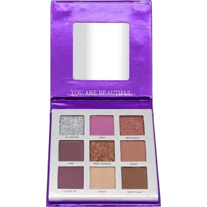 Arieyl's Reign Beauty Party Dress Eyeshadow Palette Makeup Matte Shimmer Metallic Matte Shimmer Glitter Matte Shimmer Metallic Glam Pack Glitter Cosmetic