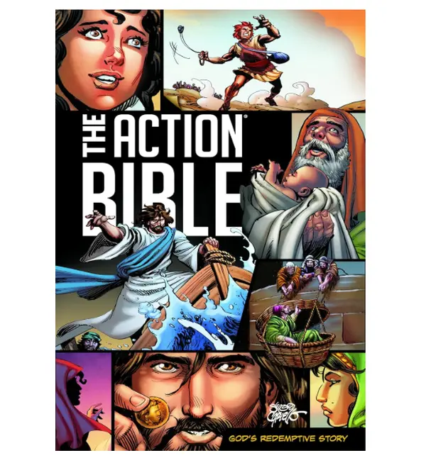 The Action Bible: God's Redemptive Story (Action Bible Series) - Hardcover