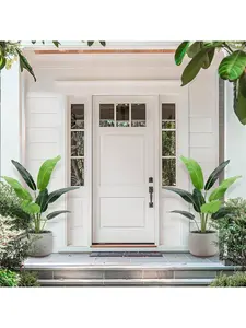 5ft(2pcs)-A 5FT 2PCS Artificial Tree Bird of Paradise Artificial Plant with 10 Trunks Fake Tree - 60 Inchs Faux Plants Fake Banana Tree Plant with Pot Artificial Trees for Home Decor Indoor Outdoor Decorative Fruit Ornaments