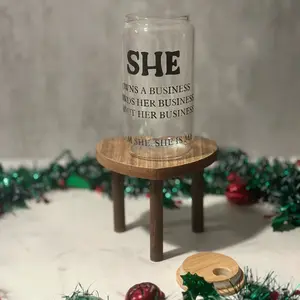 I am She Tumbler Glass