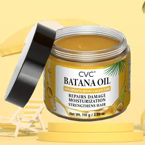 CVC Batana Oil, Natural, Unrefined and Organic Batana Oil for Hair - Enhances Hair Thickness for Men & Women