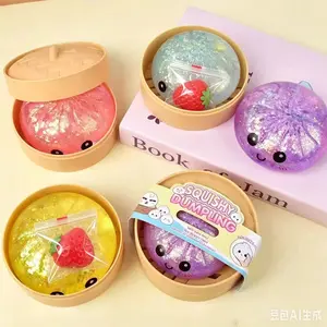 （Buy ONE Bun Squishies Get 1 Strawberry） Stress Relief Squishy Absolutely Free! Limited Time Only!