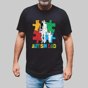 Autism Dad,Autism Awareness,Father's Matching Shirt,Happy Father's Day,Father's Autism Support,Dad Celebration,Gift For Husband,Austism