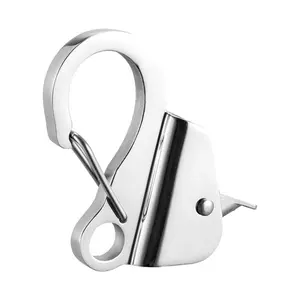VEVOR Boat Anchor Hook, 304 Stainless Steel Slide Anchor, Knotless Anchor System with Quick Release, Boat Anchor Hook Clips for 3/8 - 5/8 Boat Anchor Rope, Easy to Use, Holds 3700 LBS