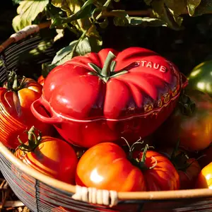 Staub Ceramic 16-oz. Petite Tomato Cocotte - Cherry