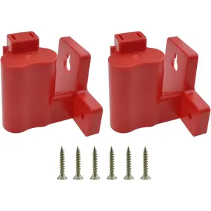 2 Packs Tool Holder for M12 12V Tool Hanger, Tool Battery Dock Holder, Tool Organizer Wall(Red)