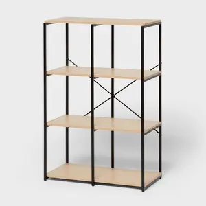 Brightroom Modern 4 Shelves Cube Organizer Storage Anti-Tipping Bins 11"