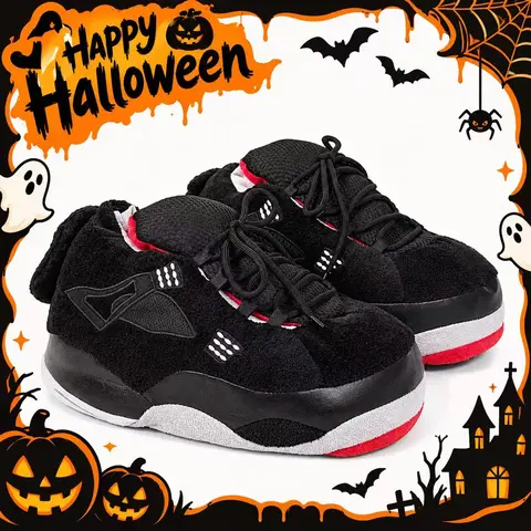 Sports Slippers Cozy Comfort for All Unisex  Indoor Floor Cotton Shoes Anti-slip Sole for Halloween Daily Party Cosplay One Size Fits Most Sleepers Footwear Flipflop Slide Tsinelas Fasciitis  Fashion Weight