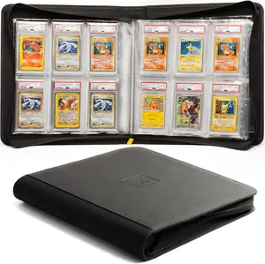 Graded Card Binder - Holds 60 Graded Slabs, Suitable for PSA and CGC Slabs | 6 Pocket Ringless Design