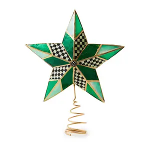 MacKenzie- Childs Emerald Luxe Capiz Tree Topper