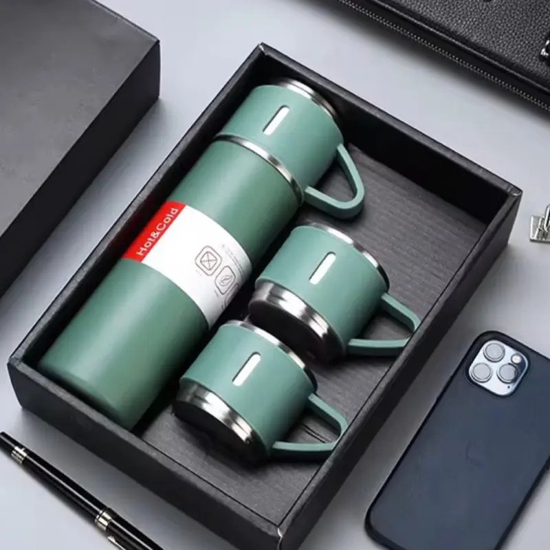 500ML Hot & Cold Stainless Steel Travel Thermos Set