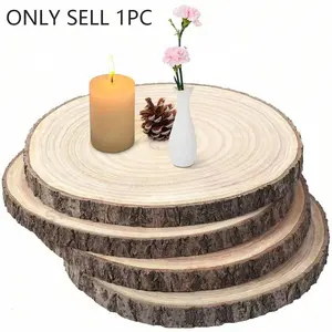 Large Natural Wood Slice, Unprocessed Wooden Table Decor, Ideal for Display, Craft Making, Painting, DIY Crafts, Home Decoration