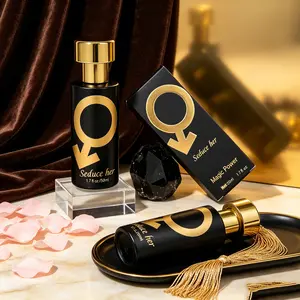 Men's Pheromone Perfume, Infused with Exclusive Pheromone Formula, Extra Long Lasting, Fruity Floral Woody Scent, Specially Designed for Him, Make Her Irresistibly Addicted, Share a Wild & Wonderful Night of Passion, Perfect Romantic Gift.